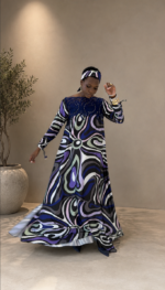 Kaftan Waves Purple