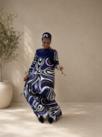 Kaftan Waves Purple - Image 2