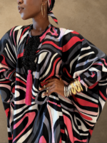 Kaftan Waves Pink - Image 2